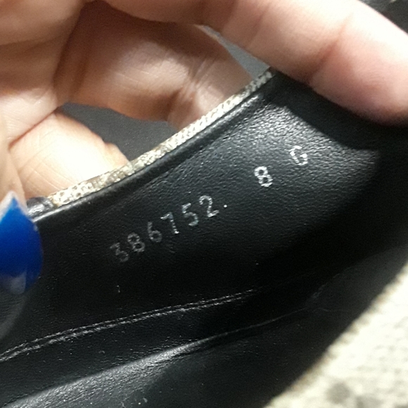 Authentic Gucci GG supreme black tan sneakers - Picture 7 of 8